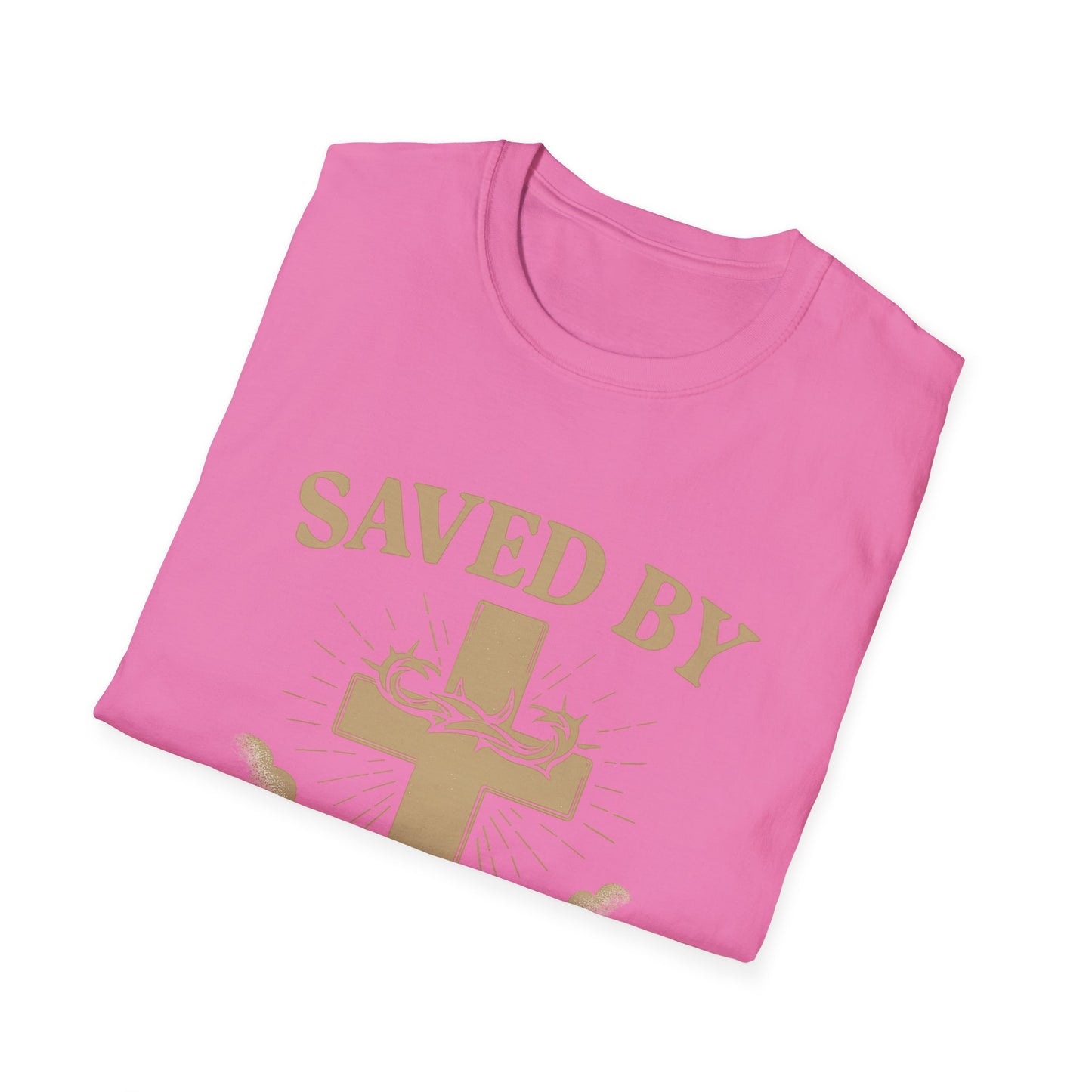 Christian Inspirational T-Shirt, Faith-Based Clothing, Saved By Grace Tee, Biblical Quotes Shirt, Philippians 4:13 Apparel