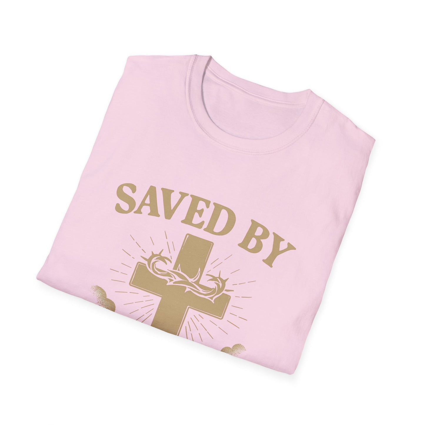 Christian Inspirational T-Shirt, Faith-Based Clothing, Saved By Grace Tee, Biblical Quotes Shirt, Philippians 4:13 Apparel
