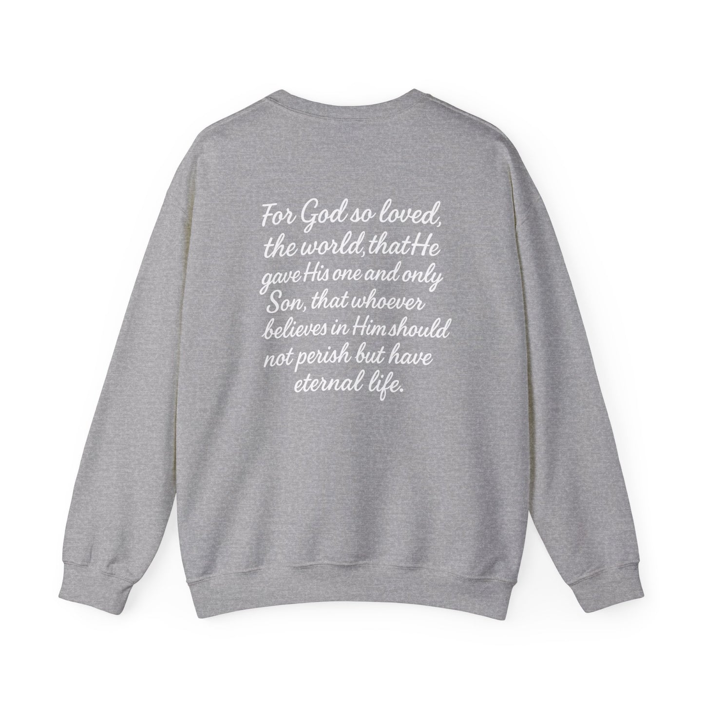 Faith-Inspired Crewneck Sweatshirt - Christian Apparel, Gift for Believers, Cozy Church Wear, Inspirational Hoodie, Handwritten Bible [...]