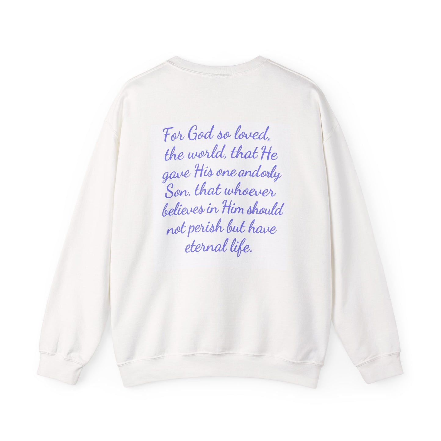 Faith-Inspired Crewneck Sweatshirt - Christian Apparel, Gift for Believers, Cozy Church Wear, Inspirational Hoodie, Handwritten Bible [...]