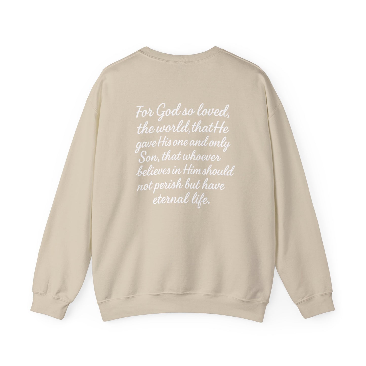Faith-Inspired Crewneck Sweatshirt - Christian Apparel, Gift for Believers, Cozy Church Wear, Inspirational Hoodie, Handwritten Bible [...]